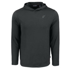 Miami Marlins Cutter & Buck Coastline Epic Comfort Recycled Eco Hoodie Long Sleeve T-Shirt Black