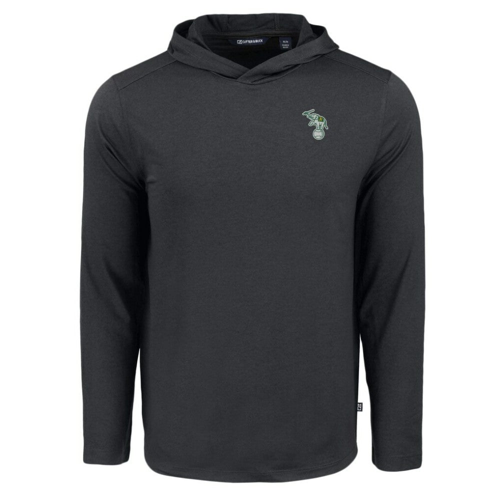 Athletics Cutter & Buck Coastline Epic Comfort Recycled Eco Hoodie Long Sleeve T-Shirt Black