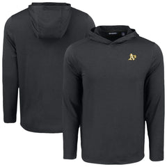 Athletics Cutter & Buck Coastline Epic Comfort Recycled Eco Hoodie Long Sleeve T-Shirt Black