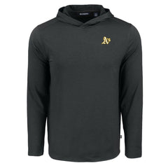 Athletics Cutter & Buck Coastline Epic Comfort Recycled Eco Hoodie Long Sleeve T-Shirt Black