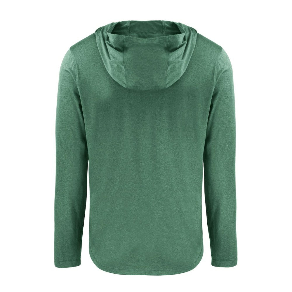 Athletics Cutter & Buck Coastline Epic Comfort Recycled Eco Hoodie Long Sleeve T-Shirt Green
