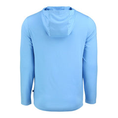 Philadelphia Phillies Cutter & Buck Coastline Epic Comfort Recycled Eco Hoodie Long Sleeve T-Shirt Light Blue