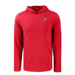 Pittsburgh Pirates Cutter & Buck Coastline Epic Comfort Recycled Eco Hoodie Long Sleeve T-Shirt Red