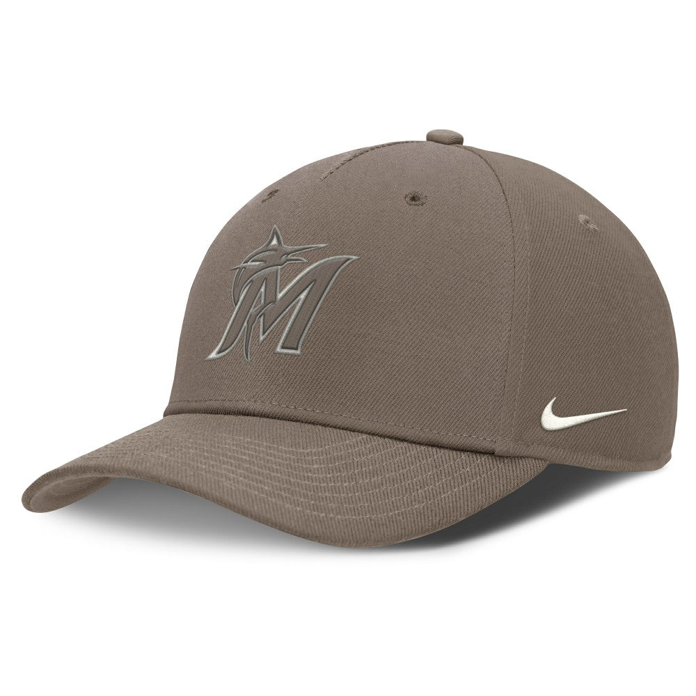 Miami Marlins Rise Performance Adjustable Hat Brown | Nike