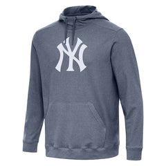 New York Yankees Antigua Cloud Pullover Hoodie Heather Navy