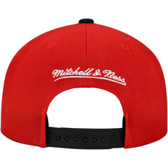 Detroit Red Wings Mitchell & Ness Underarch Two-Tone Pro Crown Snapback Hat Red/Black