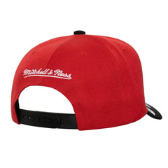 New Jersey Devils Mitchell & Ness Underarch Two-Tone Pro Crown Snapback Hat Red/Black