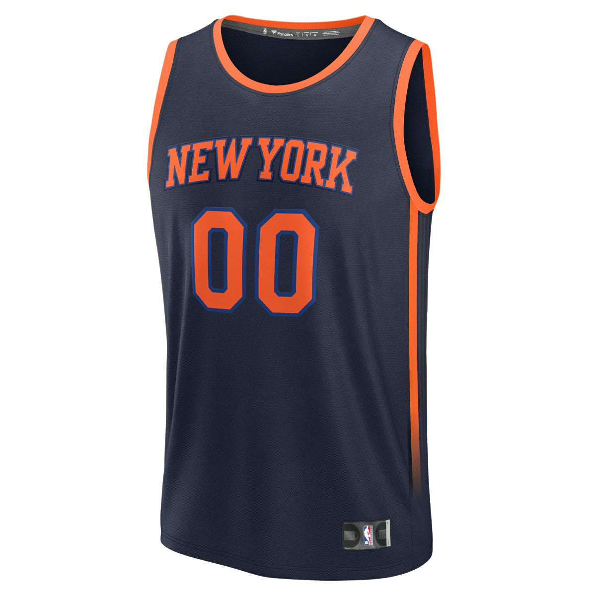 New York Knicks Fast Break Custom Jersey - Statement Edition - Navy