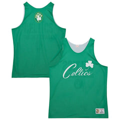 Boston Celtics Hardwood Classics Reversible Mesh Practice Jersey - Kelly Green/White