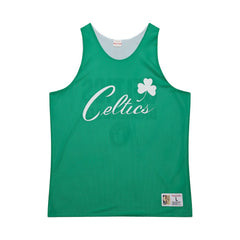 Boston Celtics Hardwood Classics Reversible Mesh Practice Jersey - Kelly Green/White