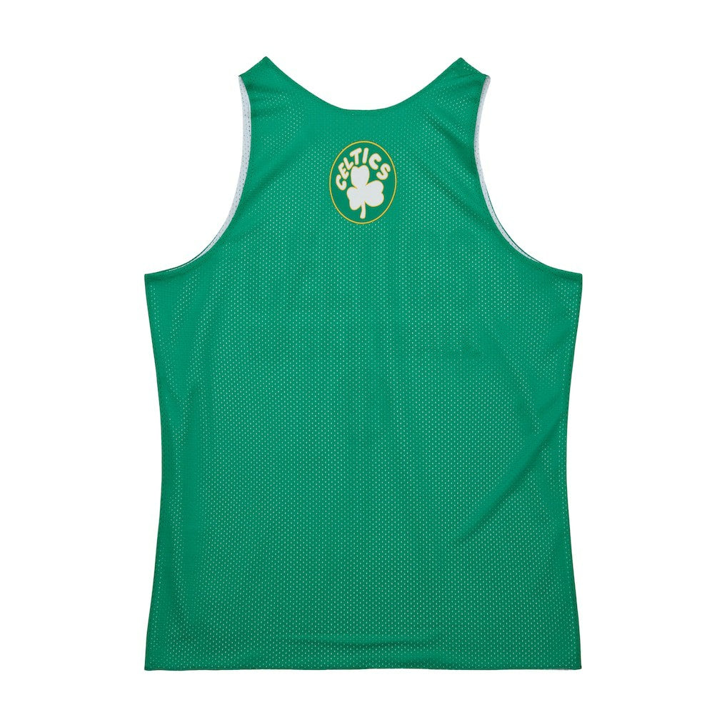 Boston Celtics Hardwood Classics Reversible Mesh Practice Jersey - Kelly Green/White