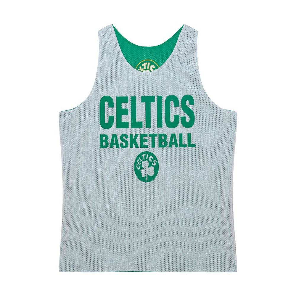 Boston Celtics Hardwood Classics Reversible Mesh Practice Jersey - Kelly Green/White