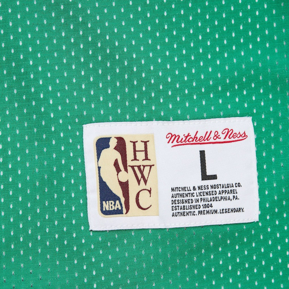 Boston Celtics Hardwood Classics Reversible Mesh Practice Jersey - Kelly Green/White