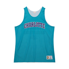 Charlotte Hornets Hardwood Classics Reversible Mesh Practice Jersey - Teal/White