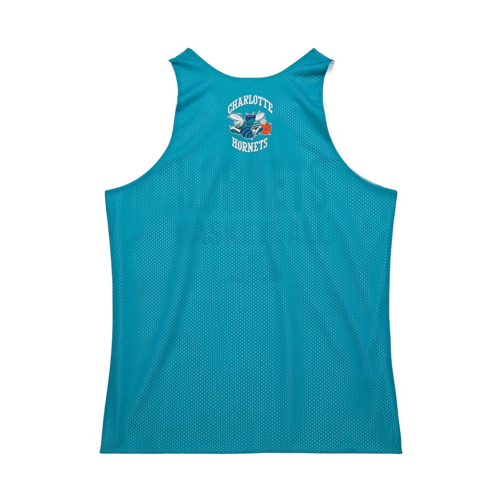 Charlotte Hornets Hardwood Classics Reversible Mesh Practice Jersey - Teal/White