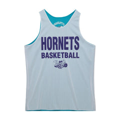 Charlotte Hornets Hardwood Classics Reversible Mesh Practice Jersey - Teal/White