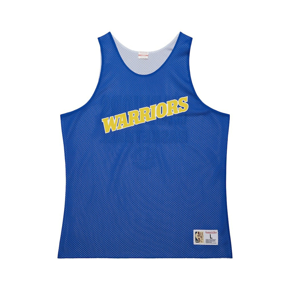 Golden State Warriors Hardwood Classics Reversible Mesh Practice Jersey sale - Royal/White