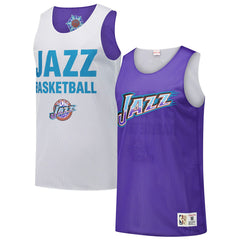 Utah Jazz Hardwood Classics Reversible Mesh Practice Jersey - Purple