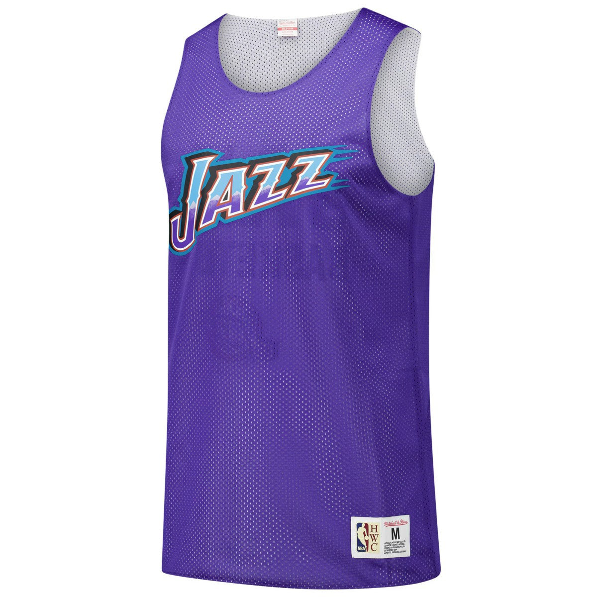 Utah Jazz Hardwood Classics Reversible Mesh Practice Jersey - Purple