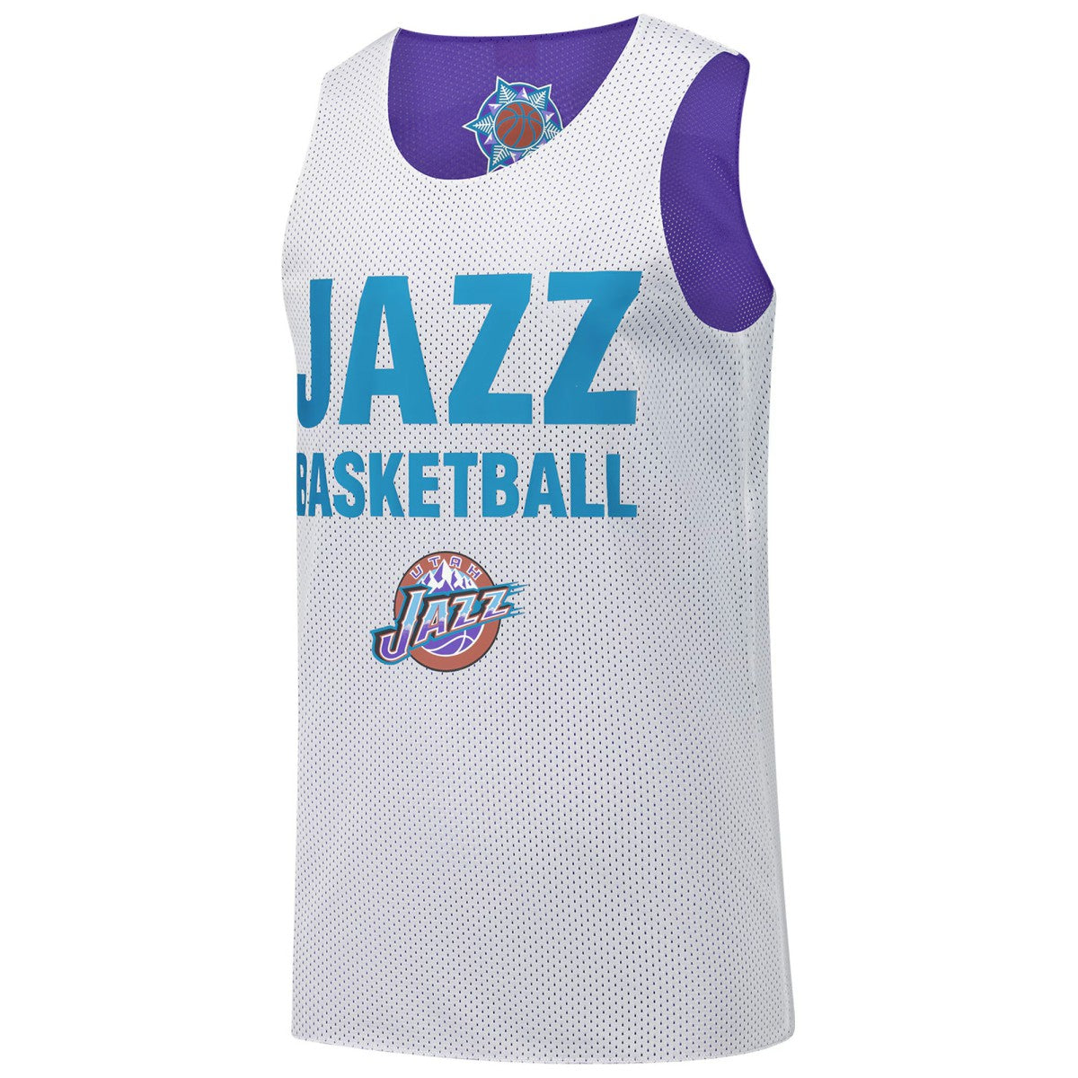 Utah Jazz Hardwood Classics Reversible Mesh Practice Jersey - Purple