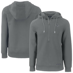 Boston Red Sox Cutter & Buck Roam Eco Recycled Half-Zip Pullover Hoodie Gray
