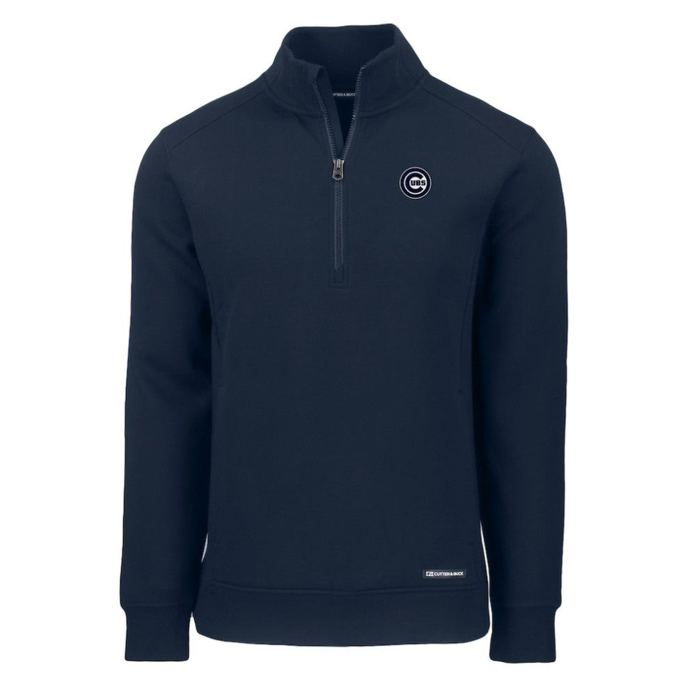 Chicago Cubs Cutter & Buck Roam Eco Quarter-Zip Jacket Navy