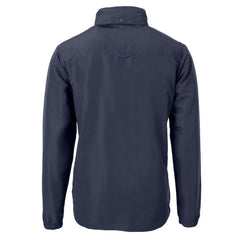 Detroit Tigers Cutter & Buck Charter Eco Recycled Full-Zip Hoodie Jacket Navy