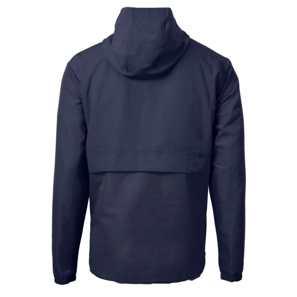 Boston Red Sox Cutter & Buck Charter Eco Recycled Anorak Half-Zip Hoodie Jacket Navy