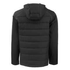Chicago Cubs Cutter & Buck Evoke Hybrid Eco Softshell Recycled Full-Zip Jacket Black