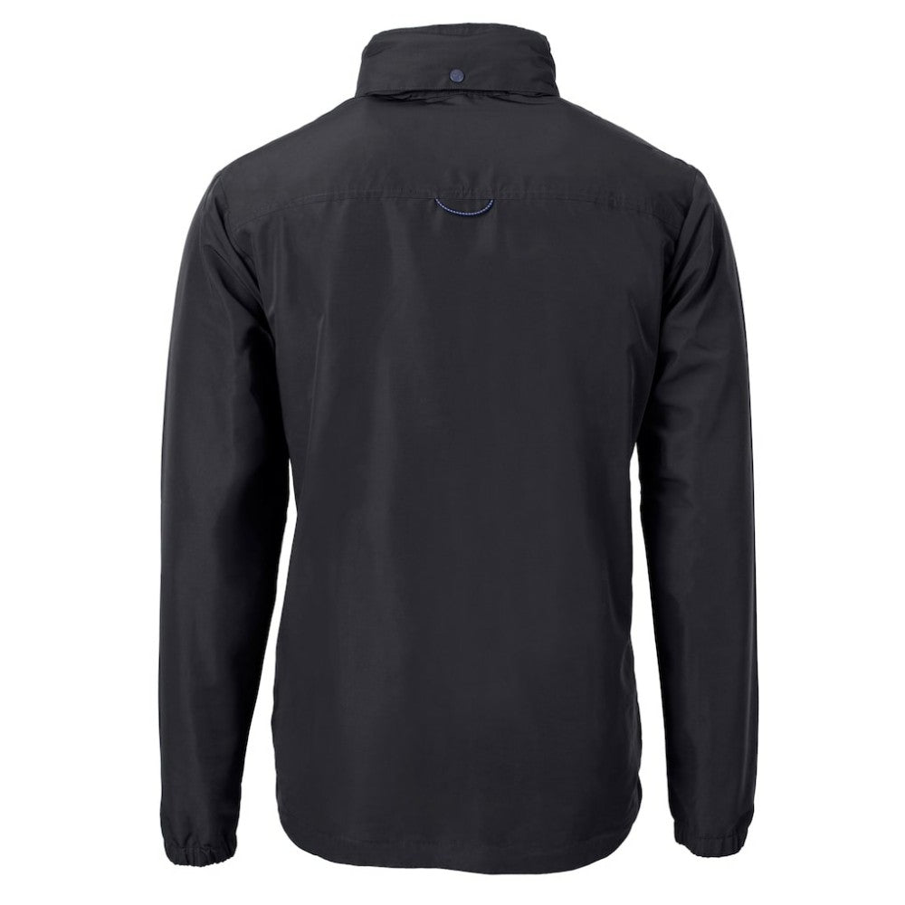 New York Yankees Cutter & Buck Charter Eco Recycled Full-Zip Hoodie Jacket Black