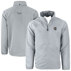 Philadelphia Phillies Cutter & Buck Charter Eco Recycled Full-Zip Hoodie Jacket Gray