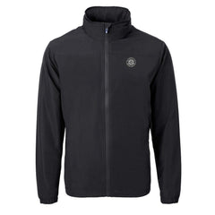 Seattle Mariners Cutter & Buck Charter Eco Recycled Full-Zip Hoodie Jacket Black