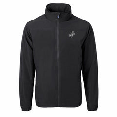 Los Angeles Dodgers Cutter & Buck Charter Eco Recycled Full-Zip Hoodie Jacket Black