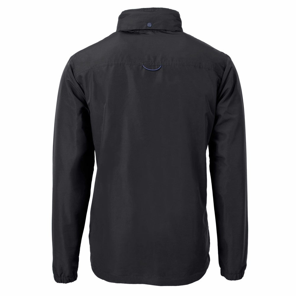 Los Angeles Dodgers Cutter & Buck Charter Eco Recycled Full-Zip Hoodie Jacket Black