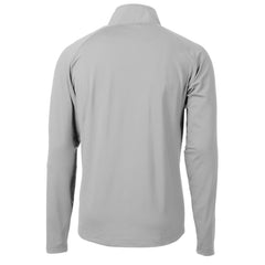 Minnesota Twins Cutter & Buck Adapt Eco Hybrid Raglan DryTec Quarter-Zip Jacket Gray