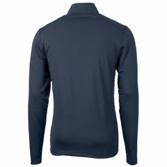 Philadelphia Phillies Cutter & Buck Virtue Eco Pique Quarter-Zip Jacket Navy