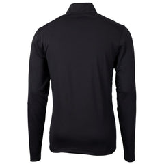 Seattle Mariners Cutter & Buck Virtue Eco Pique Quarter-Zip Jacket Black