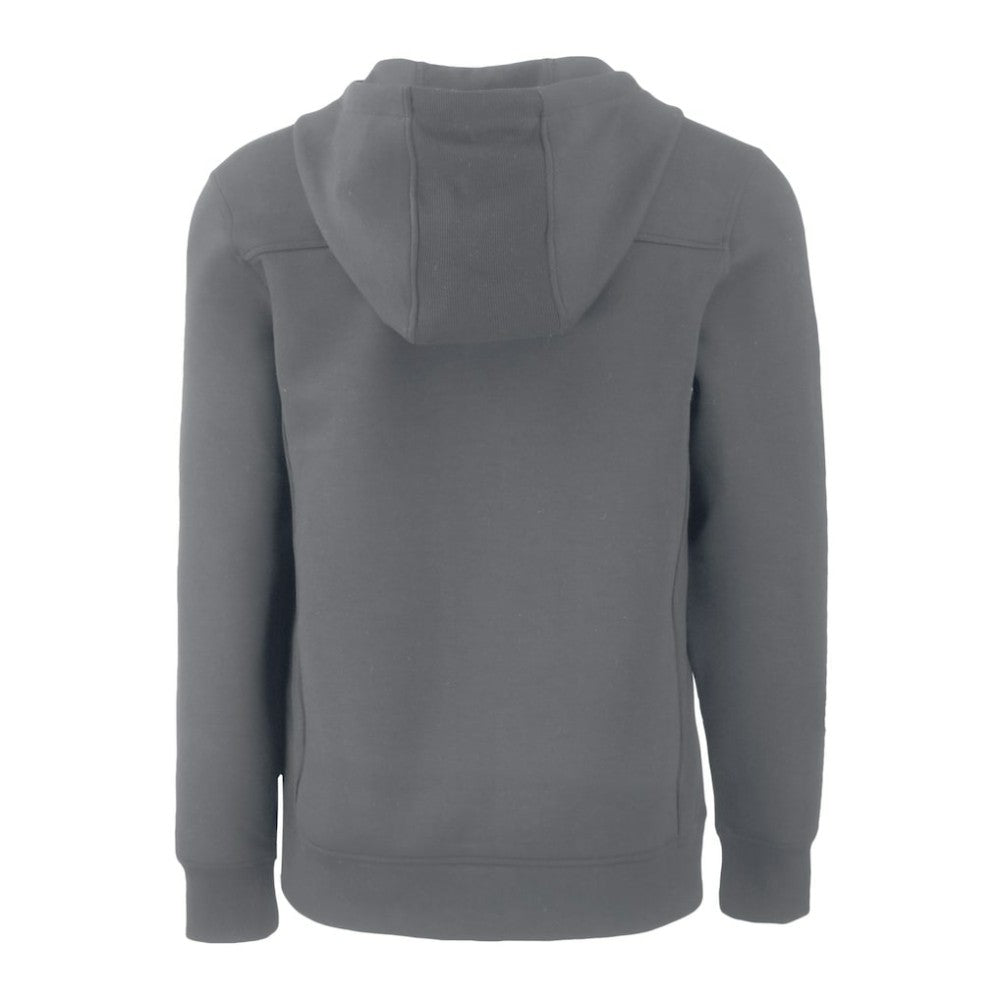 New York Yankees Cutter & Buck Roam Eco Recycled Tri-Blend Half-Zip Hoodie Gray