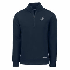 Los Angeles Dodgers Cutter & Buck Roam Eco Quarter-Zip Jacket Navy