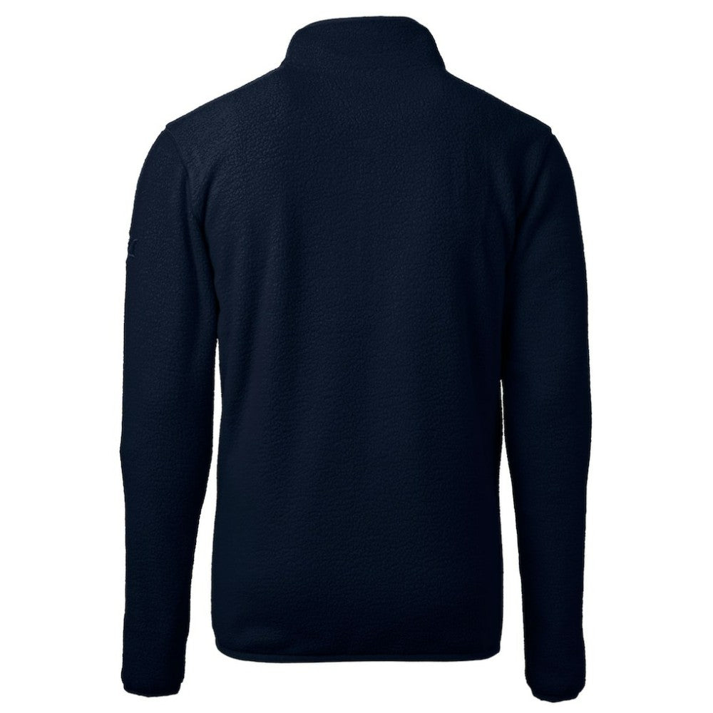 Los Angeles Dodgers Cutter & Buck Big & Tall Cascade Eco Fleece Quarter-Zip Jacket Navy