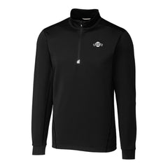 San Francisco Giants Cutter & Buck Big & Tall Traverse DryTec Quarter-Zip Jacket Black