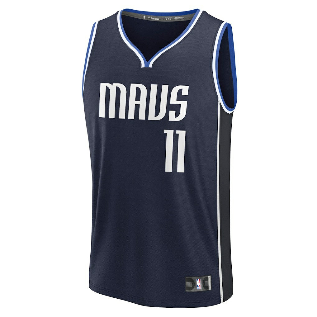 Kyrie Irving Dallas Mavericks Fast Break Replica Player Jersey sale - Statement Editi- Navy