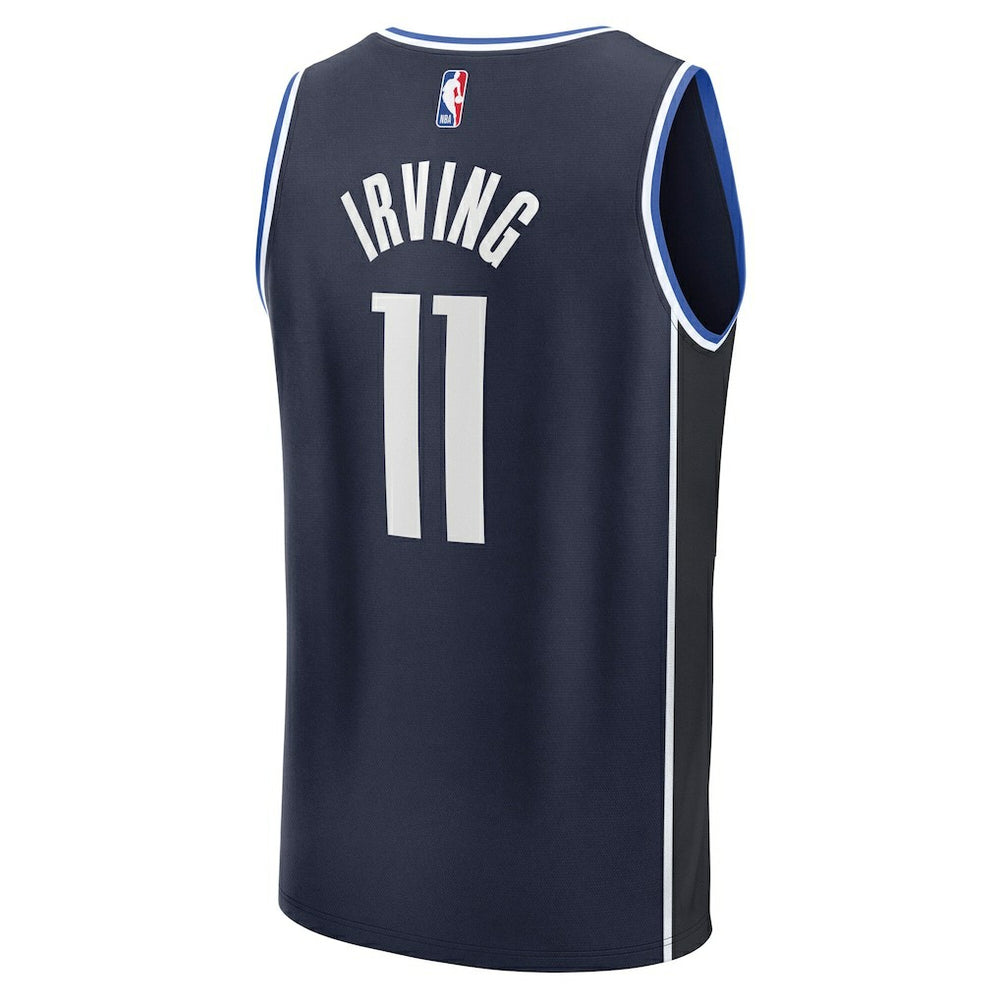 Kyrie Irving Dallas Mavericks Fast Break Replica Player Jersey sale - Statement Editi- Navy