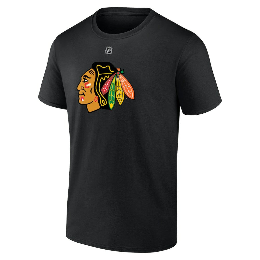 Teuvo Teravainen Chicago Blackhawks Fanatics Authentic Stack Name & Number T-Shirt Black