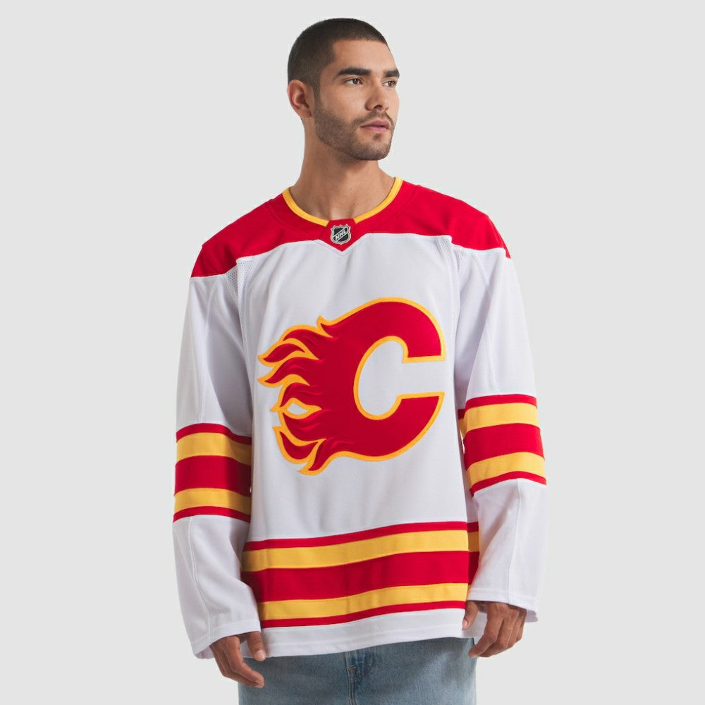 Calgary Flames Fanatics Away Premium Jersey White