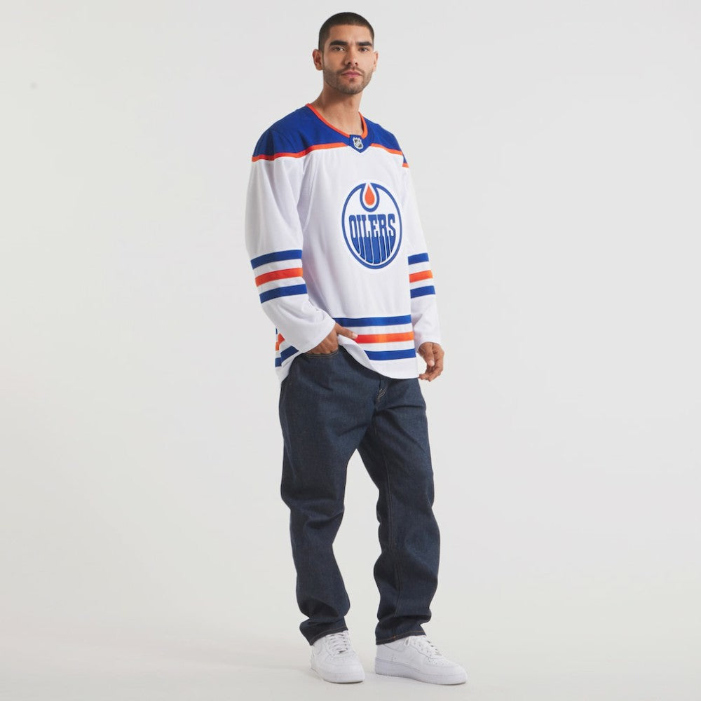 Edmonton Oilers Fanatics Away Premium Jersey White