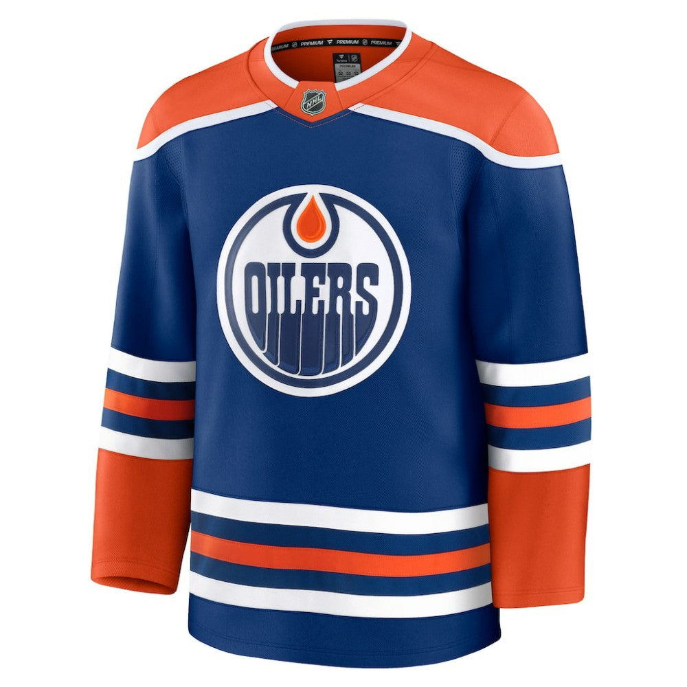 Edmonton Oilers Fanatics Home Premium Jersey Royal