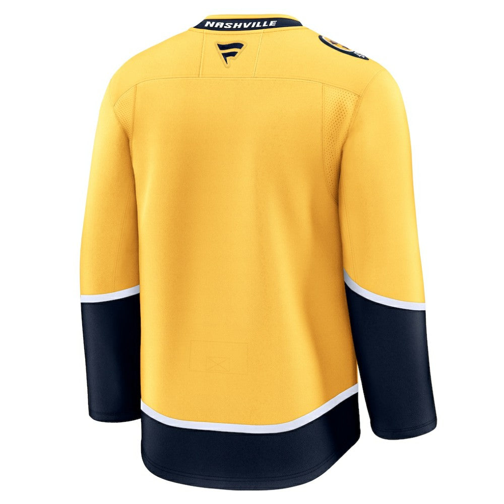 Nashville Predators Fanatics Home Premium Jersey Yellow