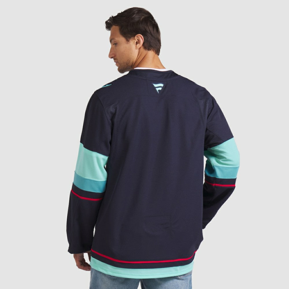Seattle Kraken Fanatics Home Premium Jersey Deep Sea Blue