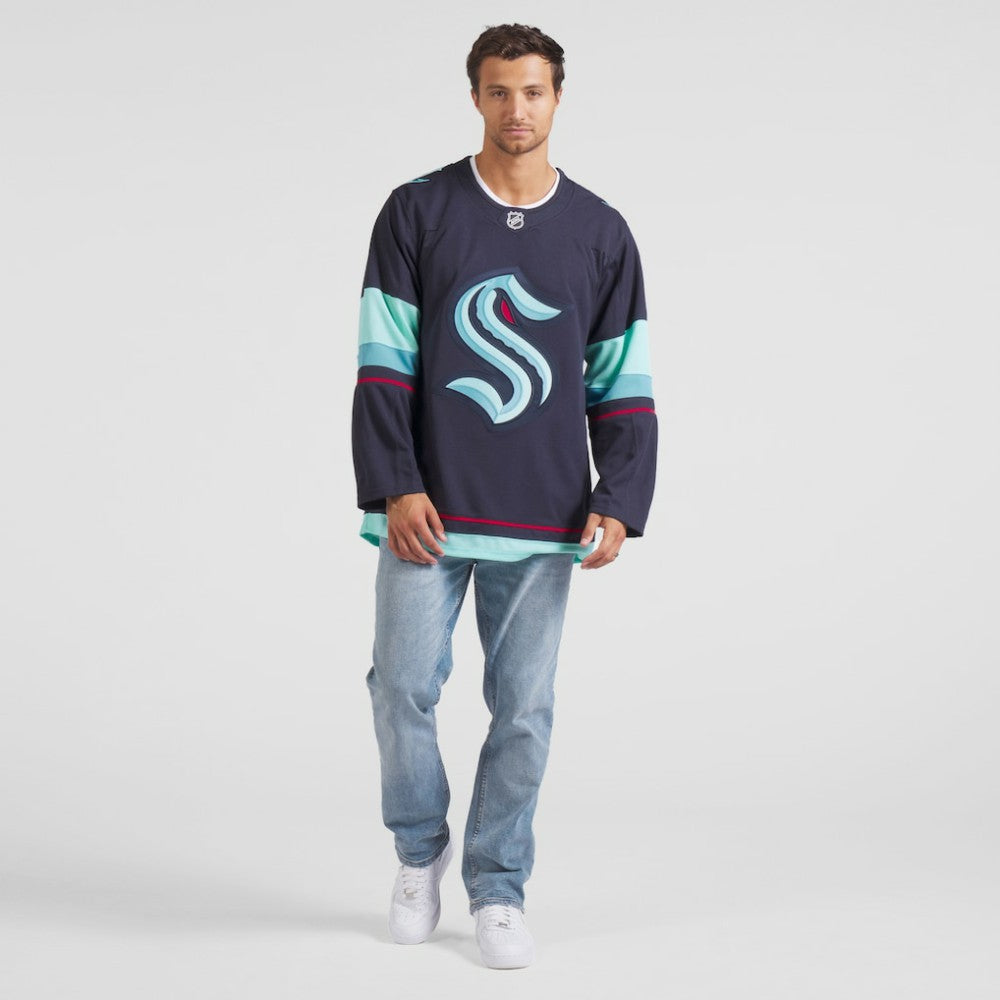 Seattle Kraken Fanatics Home Premium Jersey Deep Sea Blue
